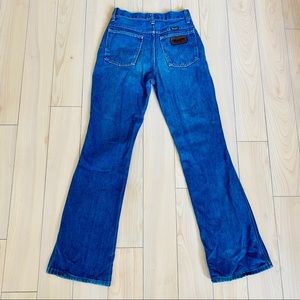 Vtg Wrangler 60s 70s High Waist Bootcut Jeans, 25